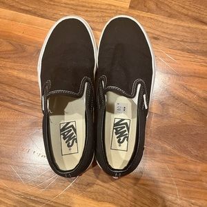 Black Slip On Vans